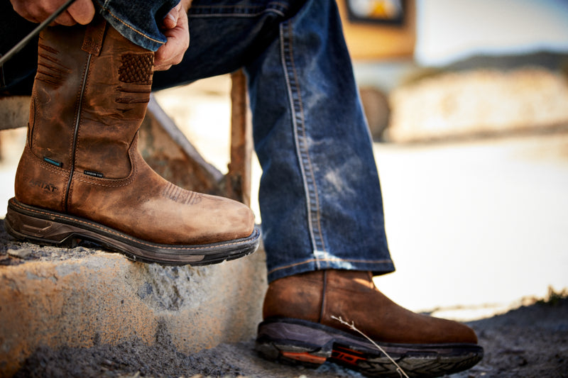 Work boots shop top