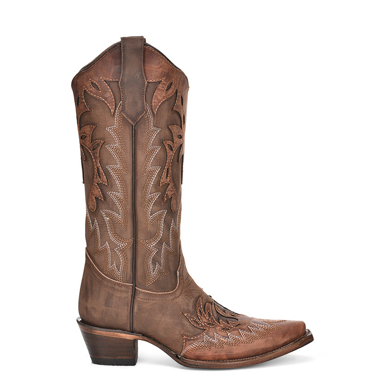 L6031 | Embroidered Wing Ladies Boot