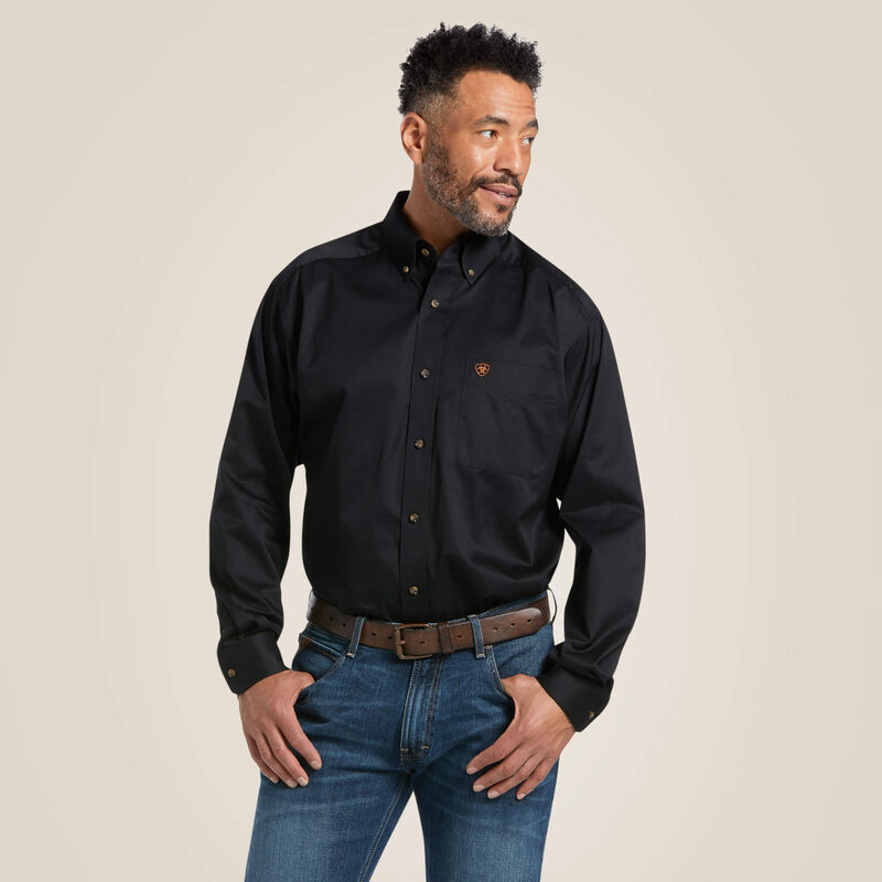 Solid Twill Men's Classic Fit Shirt | 10000502