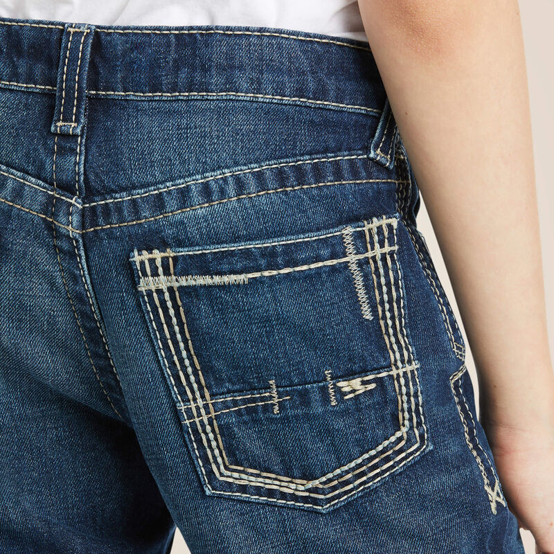 B5 Boy's Slim Boundary Stackable Straight Leg Jean | 10018338