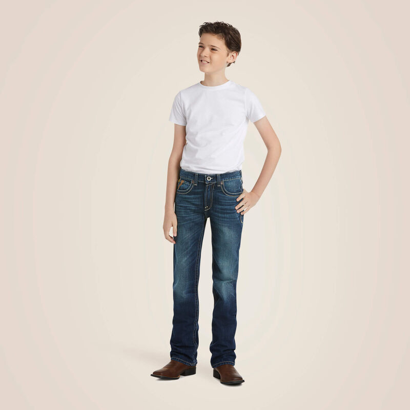 B5 Boy's Slim Boundary Stackable Straight Leg Jean | 10018338