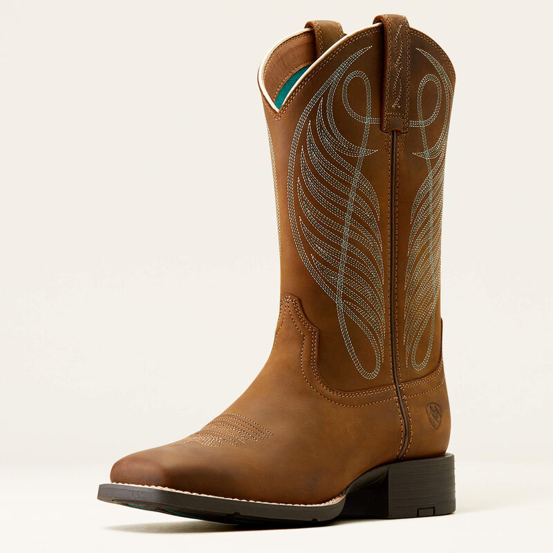 Round Up Woman's Wide Square Toe Western Boot | 10018528