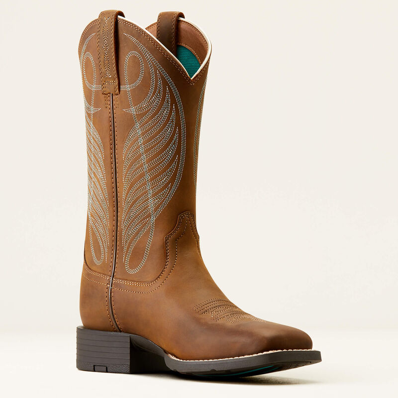 Round Up Woman's Wide Square Toe Western Boot | 10018528