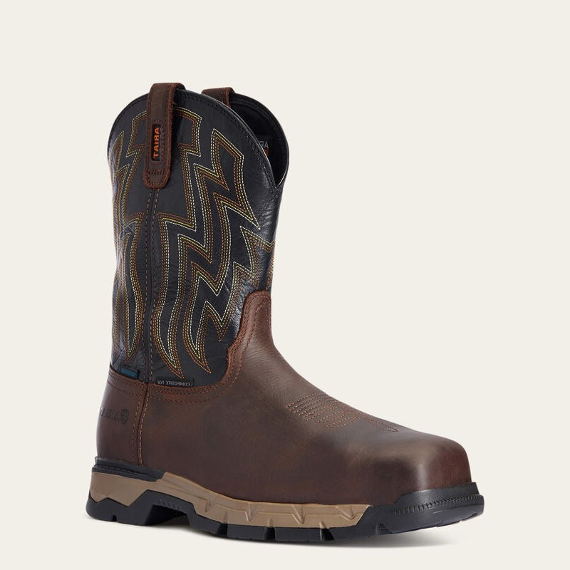 Rebar Flex Men's Western Waterproof Composite Toe Work Boot | 10034157