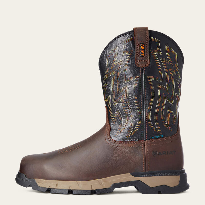 Rebar Flex Men's Western Waterproof Composite Toe Work Boot | 10034157
