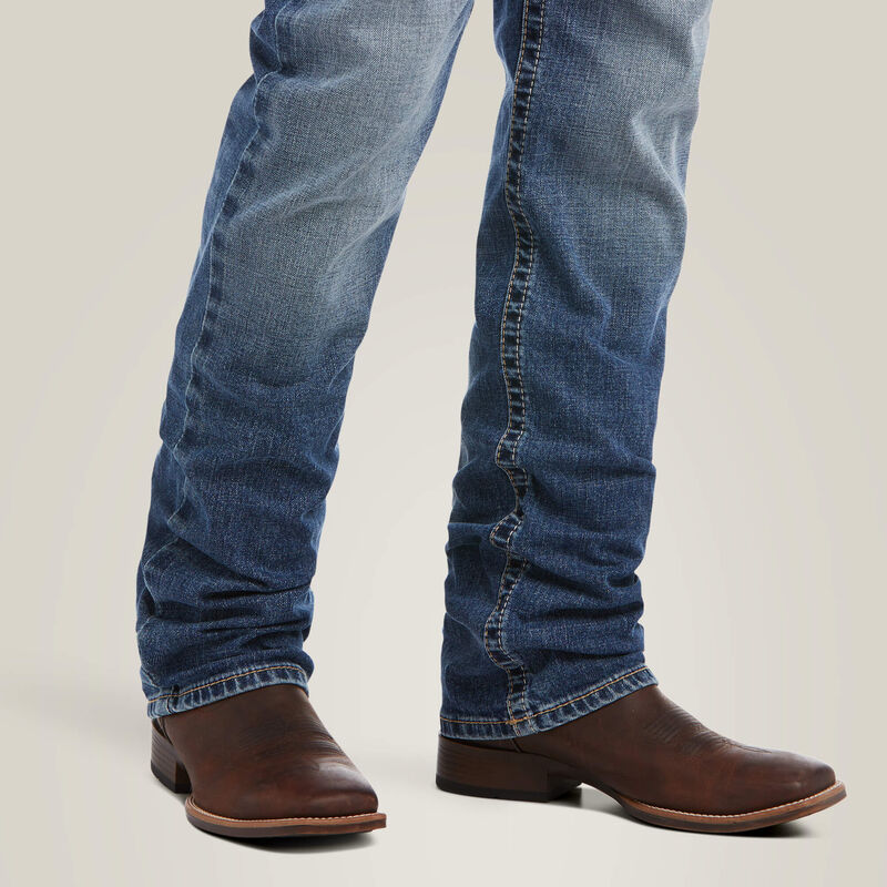 M4 Men's Low Rise Stretch Longspur Stackable Straight Leg Jean | 10036879