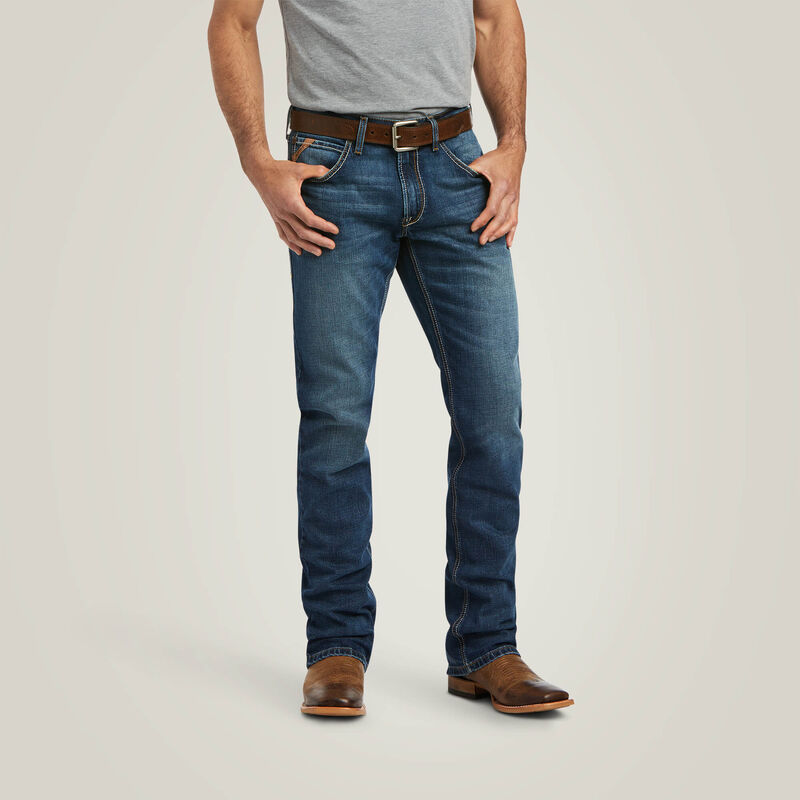 M5 Men's Straight Stretch Madera Stackable Straight Leg Jean | 10040124