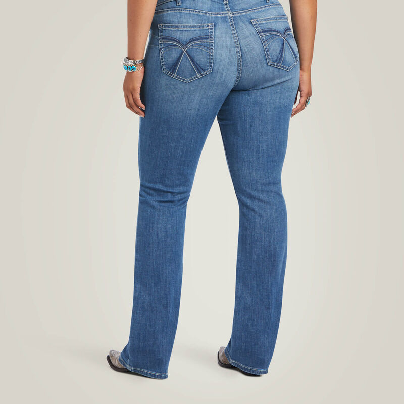 R.E.A.L. Woman's Mid Rise Allessandra Boot Cut Jean | 10040796