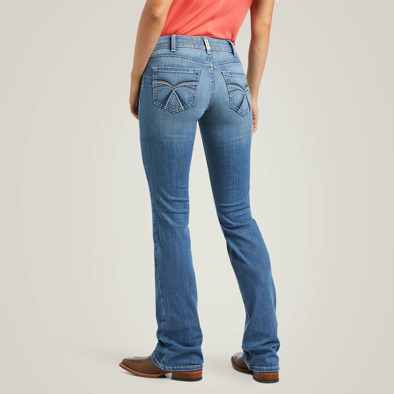 R.E.A.L. Woman's Mid Rise Allessandra Boot Cut Jean | 10040796