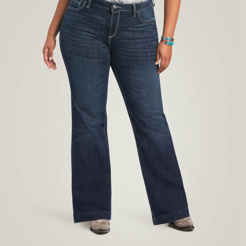 Woman's Trouser Perfect Rise Aisha Wide Leg Jean | 10040806