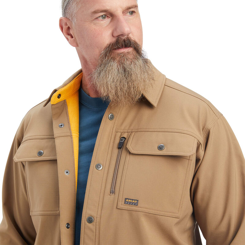 Men's Rebar DuraStretch Utility Softshell Shirt Jacket | 10041695
