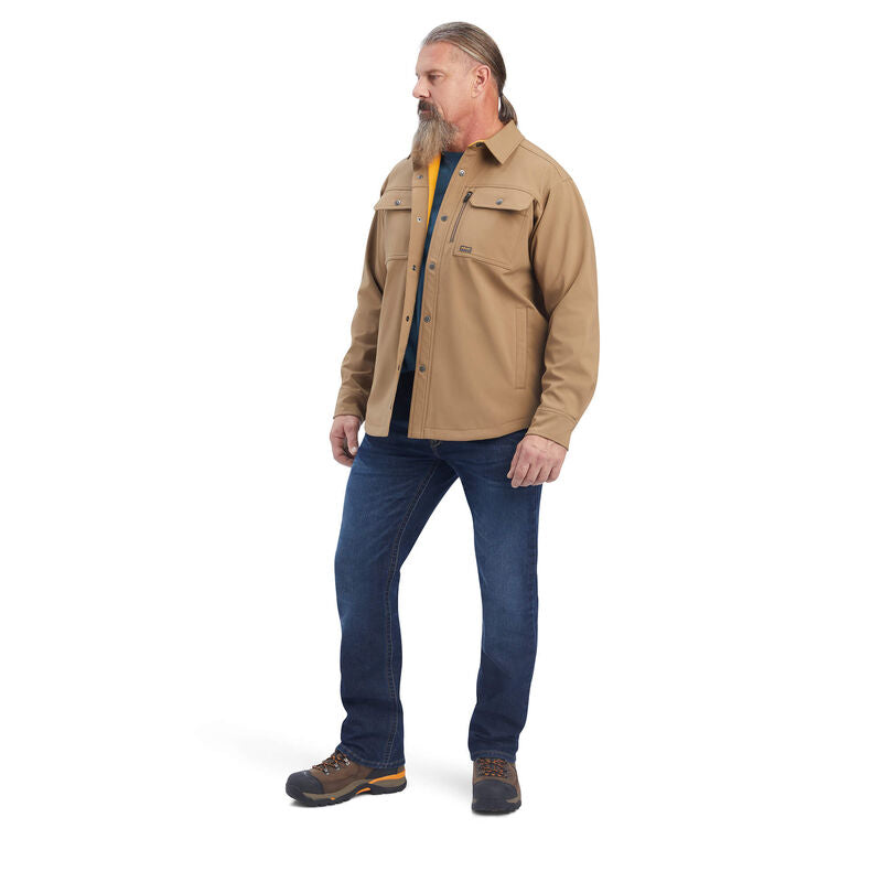 Men's Rebar DuraStretch Utility Softshell Shirt Jacket | 10041695