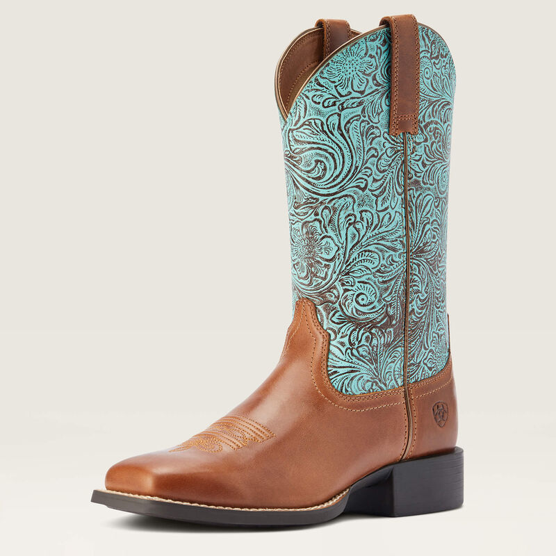 Round Up Woman's Wide Square Toe Western Boot | 10042534