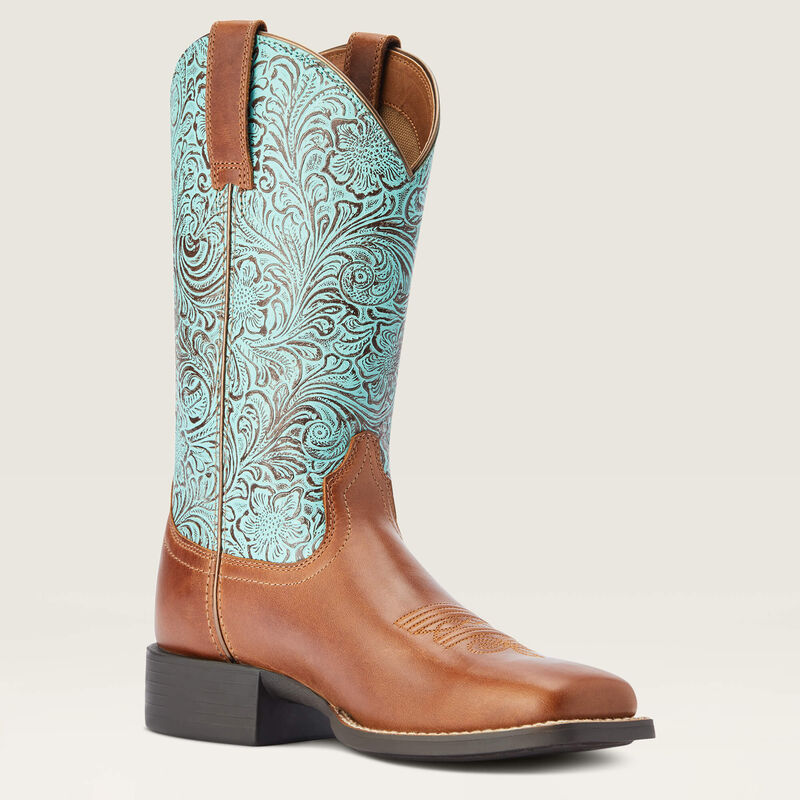 Round Up Woman's Wide Square Toe Western Boot | 10042534