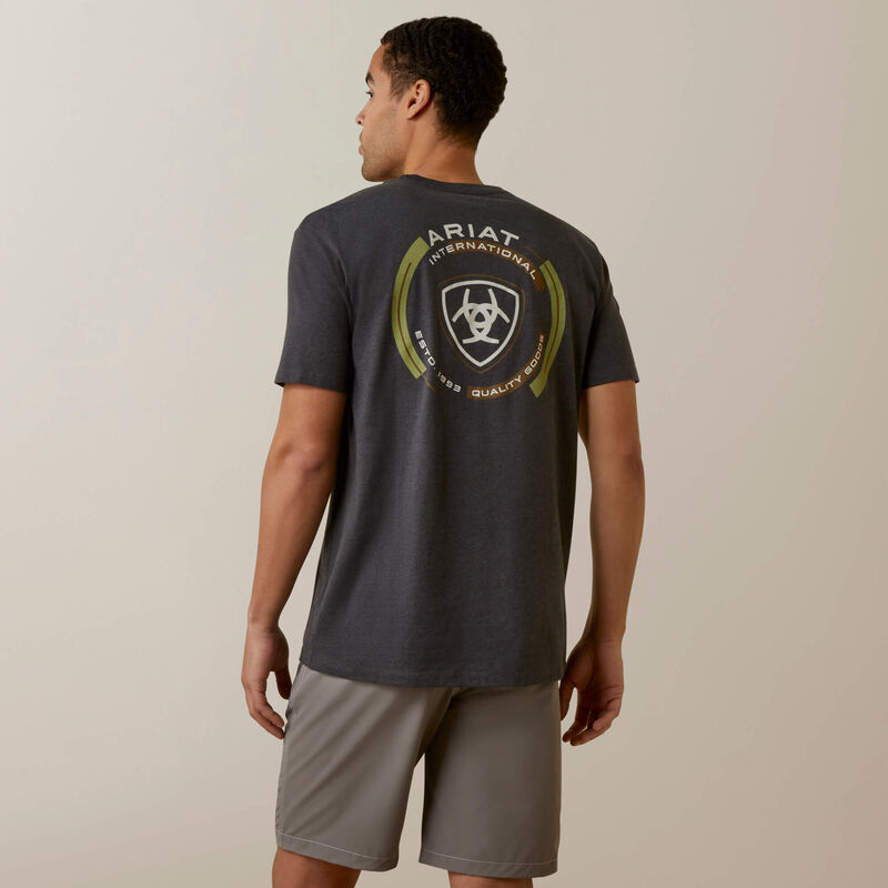 Ariat Offset Circle Men's T-Shirt | 10045287