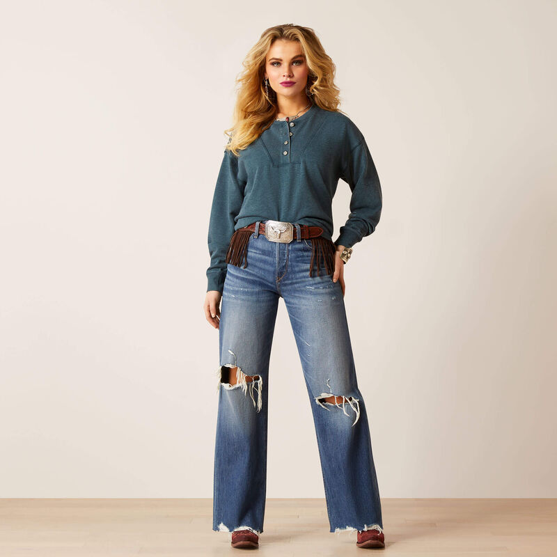 Ultra High Rise Woman's Tomboy Wide Jean | 10045425