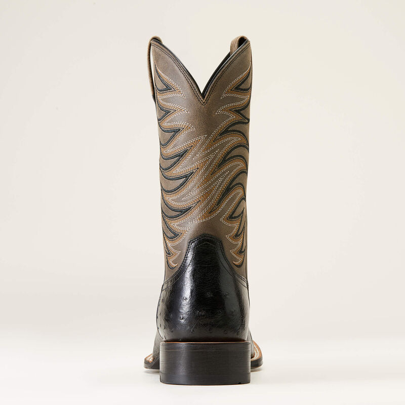 Badlands Men's Smooth Quill Ostrich Cowboy Boot | 10046953