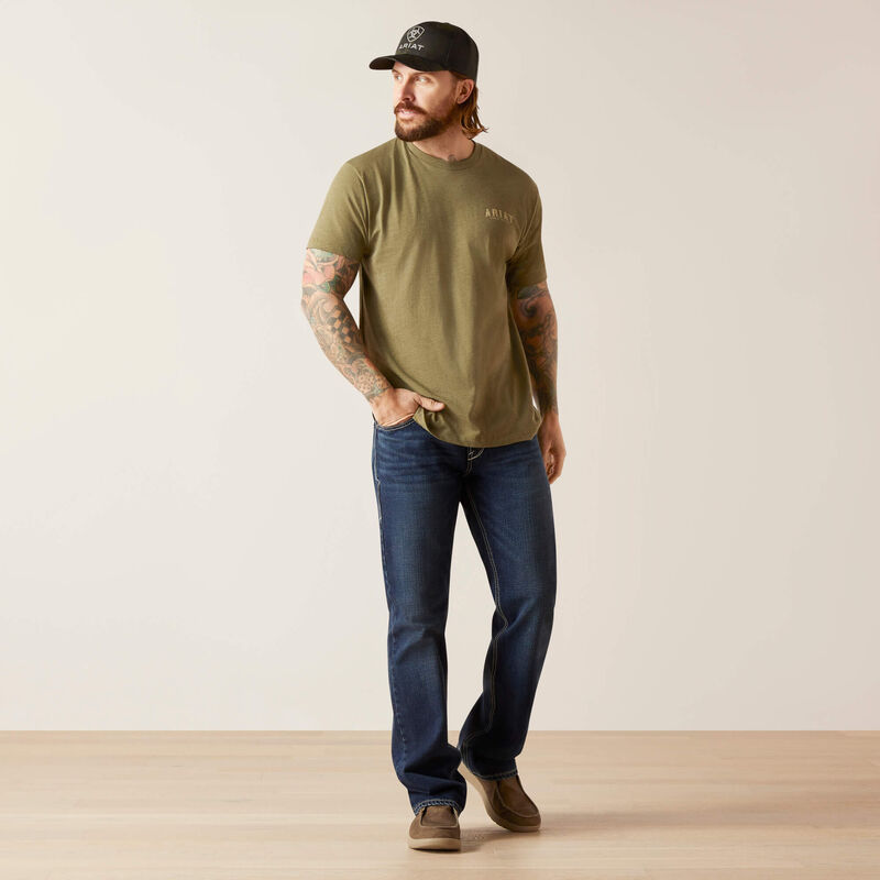 Ariat Men's Western Vertical Flag T-Shirt | 10047616