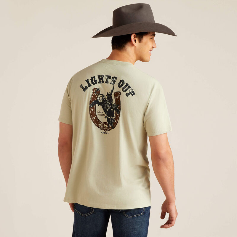Ariat LIghts Men's T-Shirt | 10047896