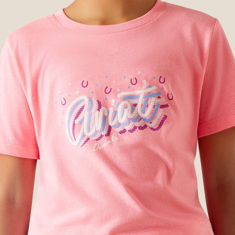 Ariat Girl's Rainbow Script T-Shirt | 10047907