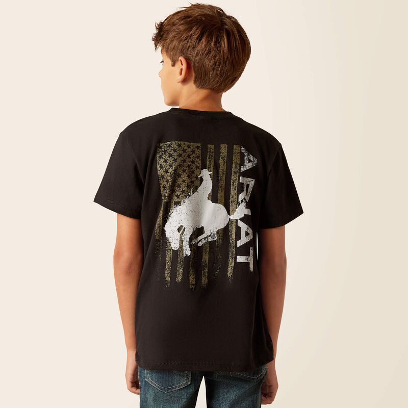 Ariat Kid's Bronco Flag T-Shirt | 10047915