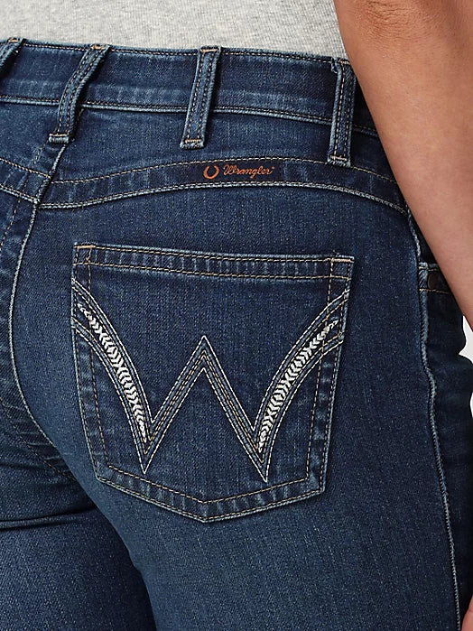 Wrangler Women's Ultimate Riding Jean Q-Baby Mid-Rise Bootcut In Maggie...