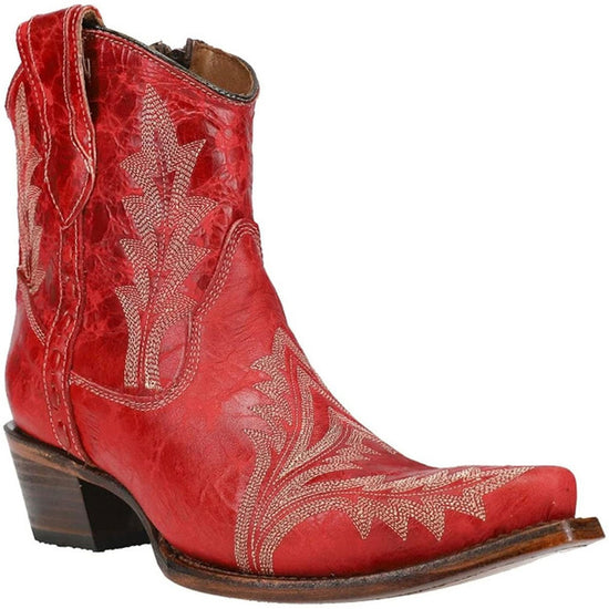 Ladies Red Ankle Boot | L5704 Ladies Red Ankle Boot | L5704