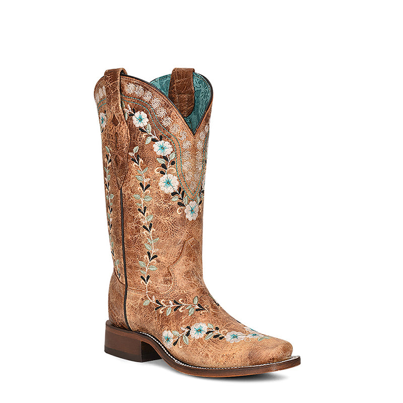 A4398 | Floral Embroidery Women's Boot