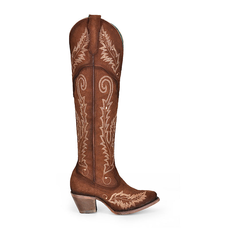 A4405 | Cognac Suede Women's Boot