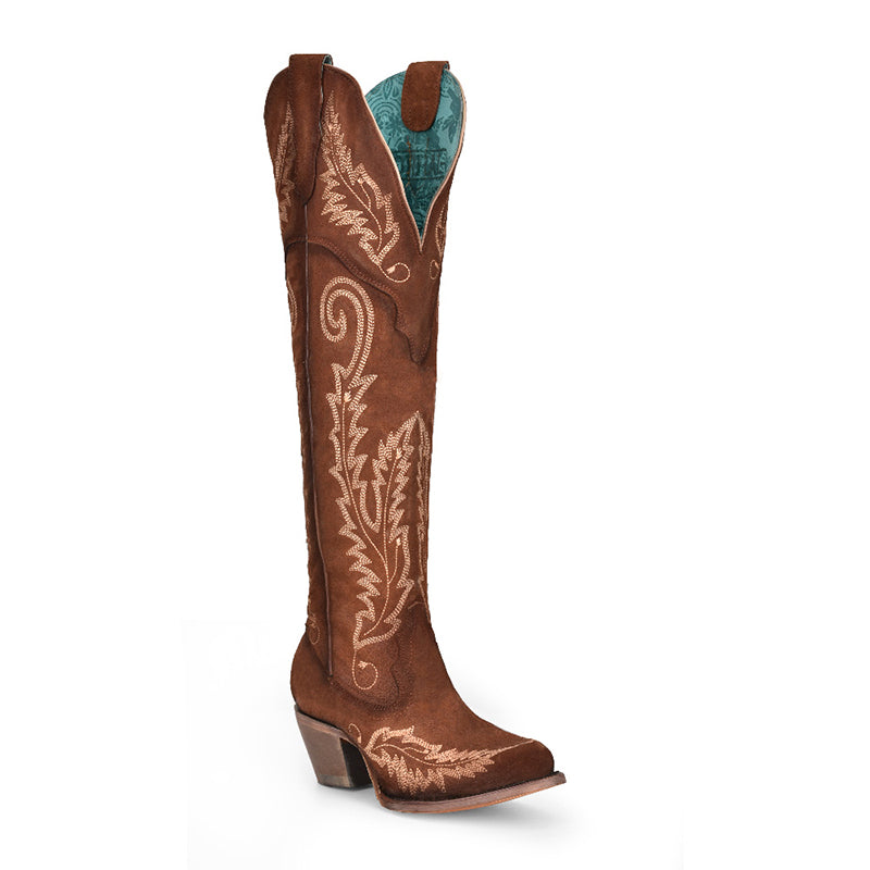 A4405 | Cognac Suede Women's Boot