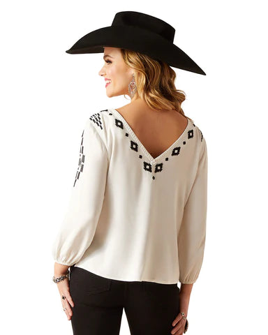 Woman's CALLIE 3/4 QUARTER SLEEVE TOP | 10047248