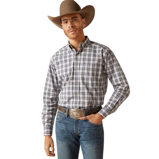Men's Pro Series Gradon Plaid Stretch Long Sleeve Western Shirt | 1004 Men's Pro Series Gradon Plaid Stretch Long Sleeve Western Shirt | 1004