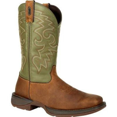 REBEL™ BY DURANGO® COFFEE & CACTUS PULL-ON WESTERN BOOT | Db5416