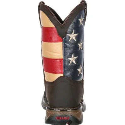 LIL' REBEL™ BY DURANGO® LITTLE KIDS' FLAG WESTERN BOOT | DBT0159