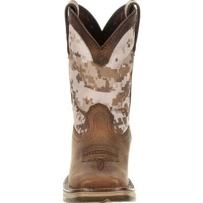 LIL' REBEL™ BY DURANGO® BIG KIDS DESERT CAMO WESTERN BOOT | DBT0208Y