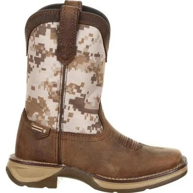 LIL' REBEL™ BY DURANGO® BIG KIDS DESERT CAMO WESTERN BOOT | DBT0208Y