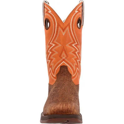 REBEL™ BY DURANGO® CEDAR BARK AND MONARCH ORANGE WESTERN BOOT | DDB0392 |