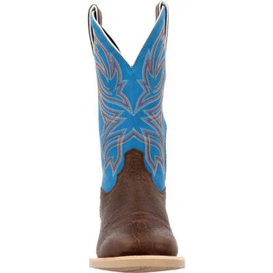 DURANGO® REBEL PRO™ BAY BROWN AND BRILLIANT BLUE WESTERN BOOT | DDB0421