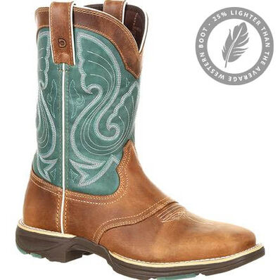 Durango Women's Ultra-Lite Emerald Saddle Western Boot | DRD0224