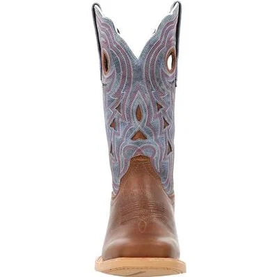 DURANGO® LADY REBEL PRO™ WOMEN'S GOLDEN BROWN & PERIWINKLE WESTERN BOOT | Drd0422 | Ldy Rebel