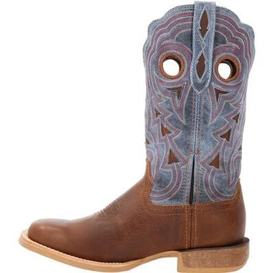 DURANGO® LADY REBEL PRO™ WOMEN'S GOLDEN BROWN & PERIWINKLE WESTERN BOOT | Drd0422 | Ldy Rebel