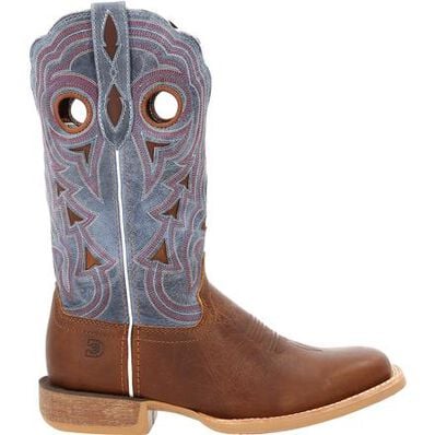 DURANGO® LADY REBEL PRO™ WOMEN'S GOLDEN BROWN & PERIWINKLE WESTERN BOOT | Drd0422 | Ldy Rebel