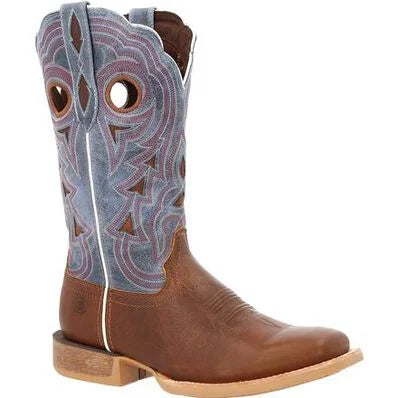 DURANGO® LADY REBEL PRO™ WOMEN'S GOLDEN BROWN & PERIWINKLE WESTERN BOOT | Drd0422 | Ldy Rebel