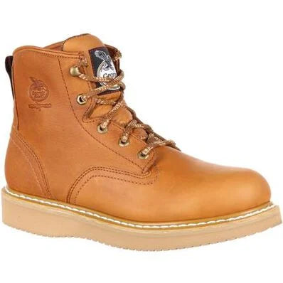 Georgia Boot: Men's Eagle Light Steel Toe Work Boots - Style #G6395 Georgia Boot: Men's Eagle Light Steel Toe Work Boots - Style #G6395