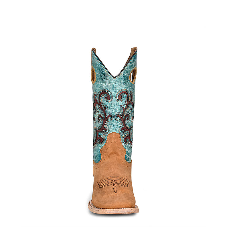 L5910 | Honey & Turquoise Inlay Boot