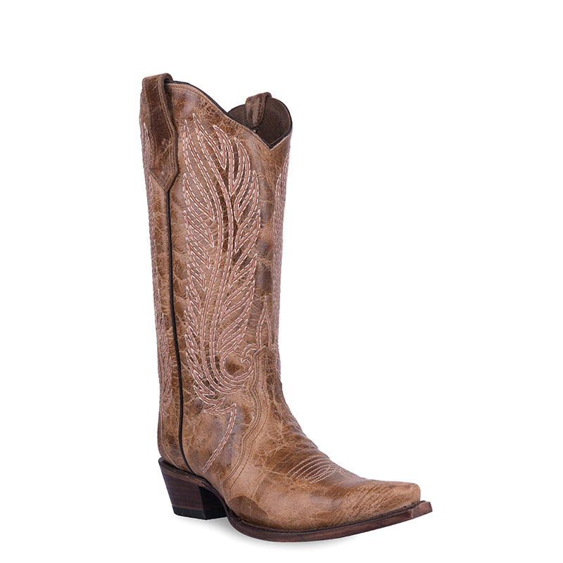 Ladies Honey Embroidery Triad Boots by Circle G | 6060