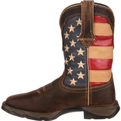 LADY REBEL BY DURANGO® PATRIOTIC WOMEN'S PULL-ON WESTERN FLAG BOOT | RD4414