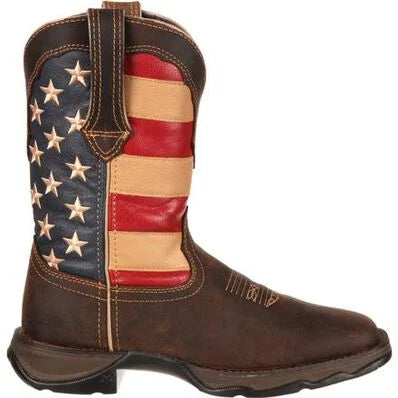 LADY REBEL BY DURANGO® PATRIOTIC WOMEN'S PULL-ON WESTERN FLAG BOOT | RD4414