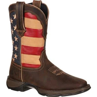 LADY REBEL BY DURANGO® PATRIOTIC WOMEN'S PULL-ON WESTERN FLAG BOOT | RD4414