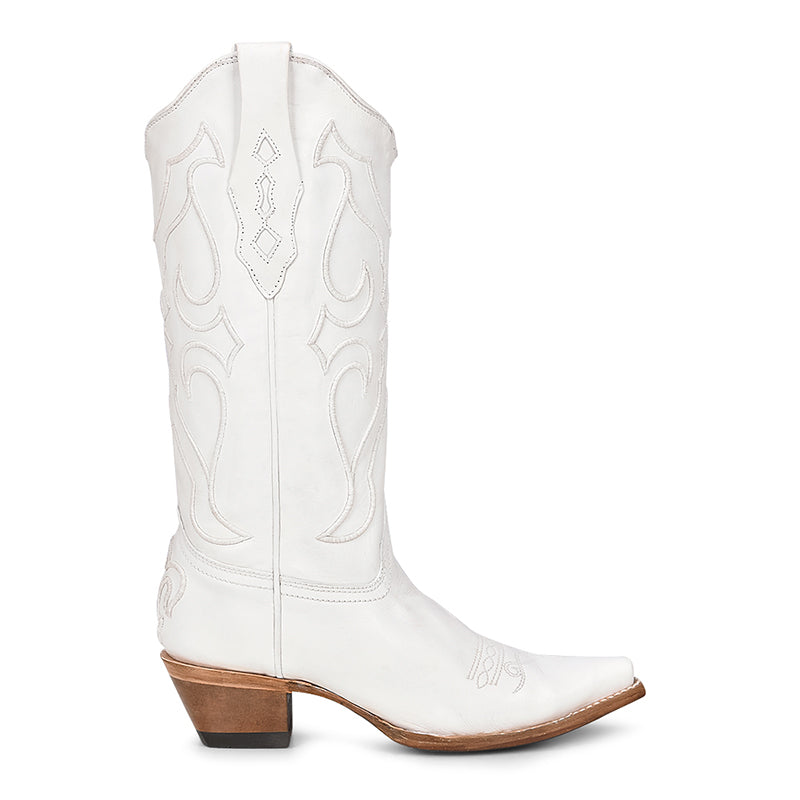 Z5046 | Women's White Embroidery Boot